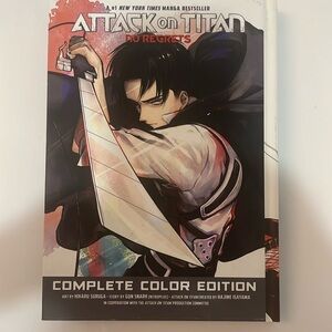 Attack on Titan: No Regrets Complete Color Edition Hardcover HB Excellent